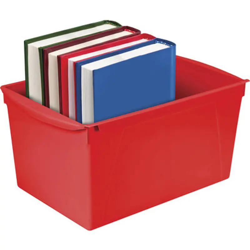 Storex 71126E06C Double XL Wide Book Bins