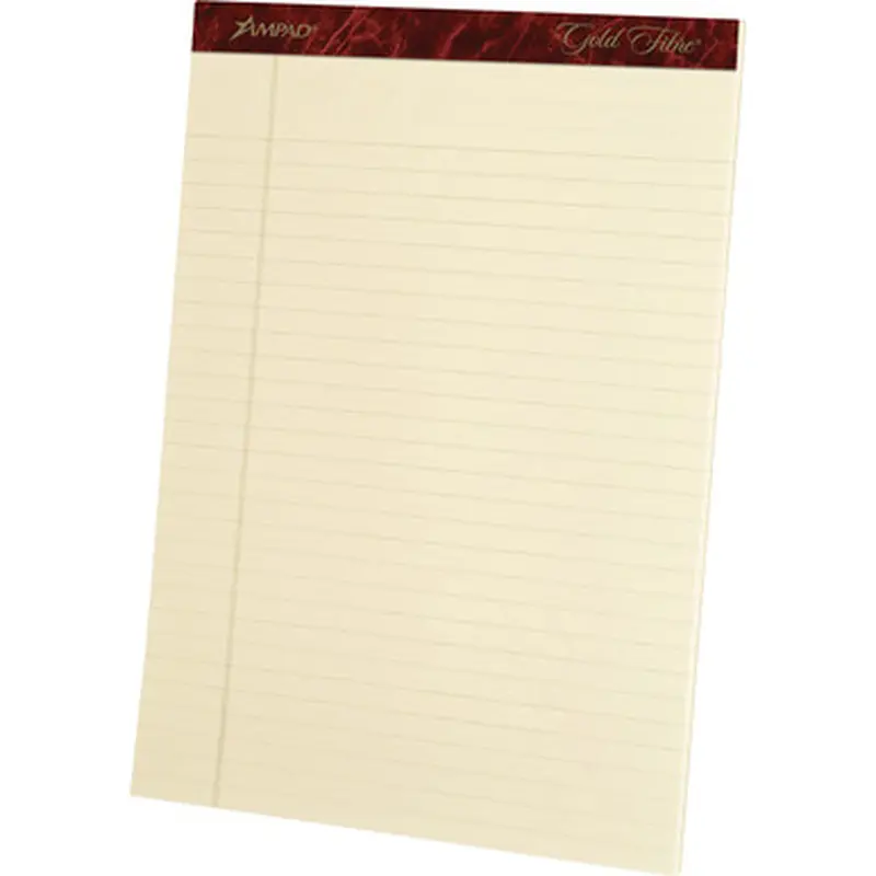 Ampad 20011 Gold Fibre Legal Rule Retro Writing Pads