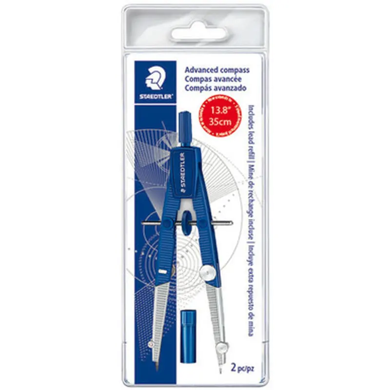 Staedtler 550WP01 2-piece Advanced Student Compass
