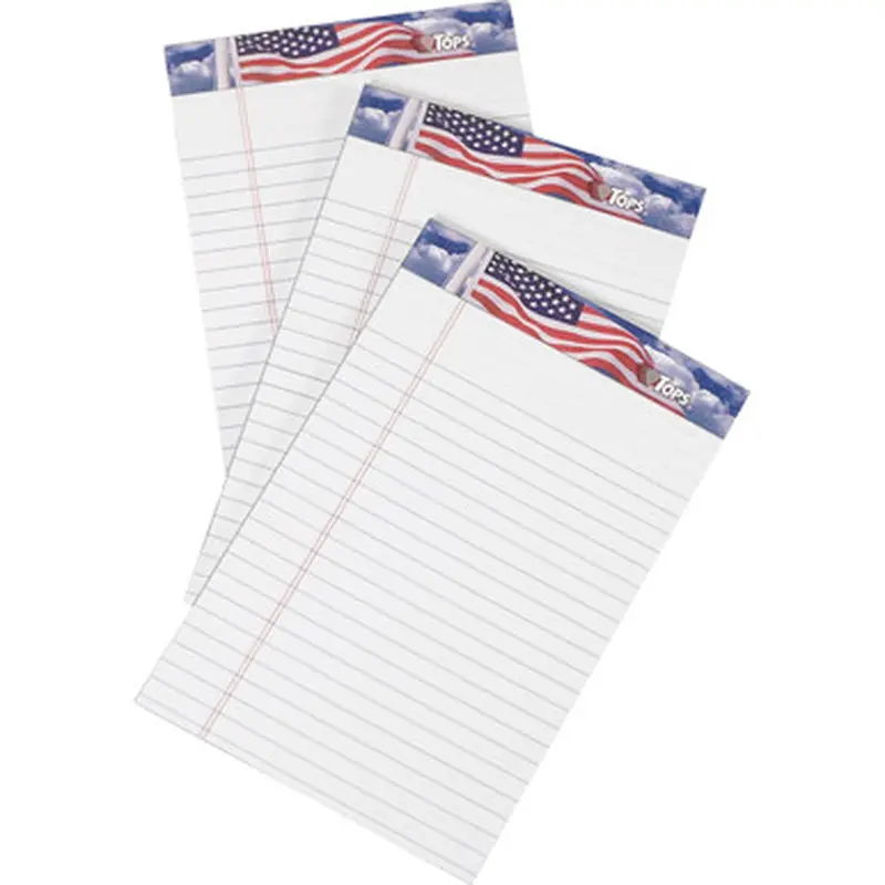 TOPS 75103 American Pride Binding Legal Writing Tablet - Jr.Legal