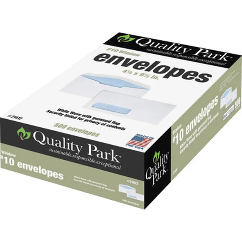 Quality Park 21412 No. 10 Window Security Envelopes