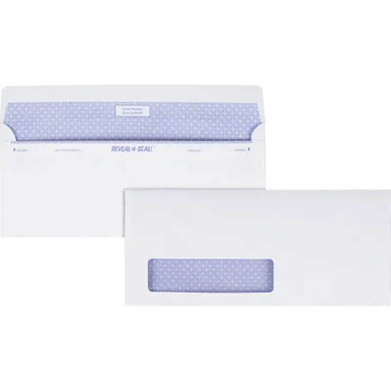 Quality Park 67418 Reveal-n-Seal Window Envelopes