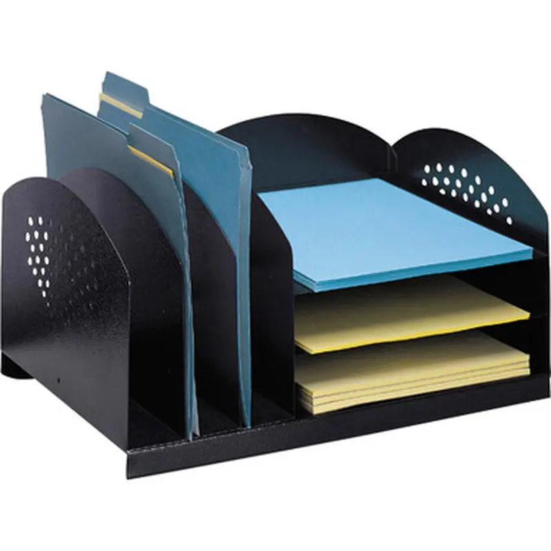 Safco 3167BL 3 &amp 3 Combination Rack Desktop Organizers