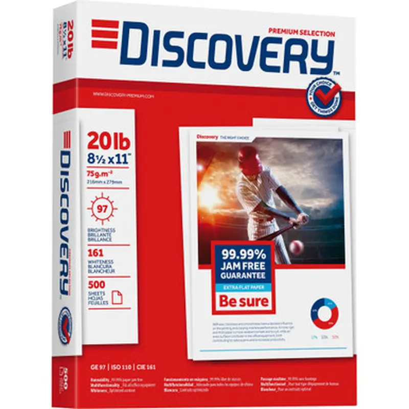 Discovery 00101 Premium Multipurpose Paper - Anti-Jam