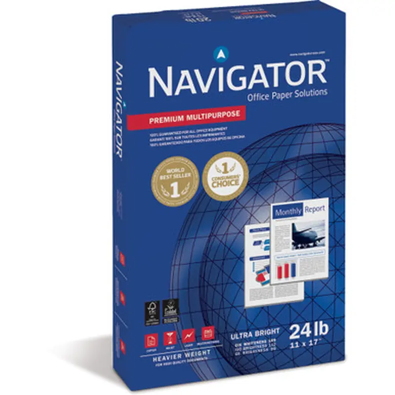 Navigator NMP1724 Platinum Superior Productivity Multipurpose Paper - Silky Touch