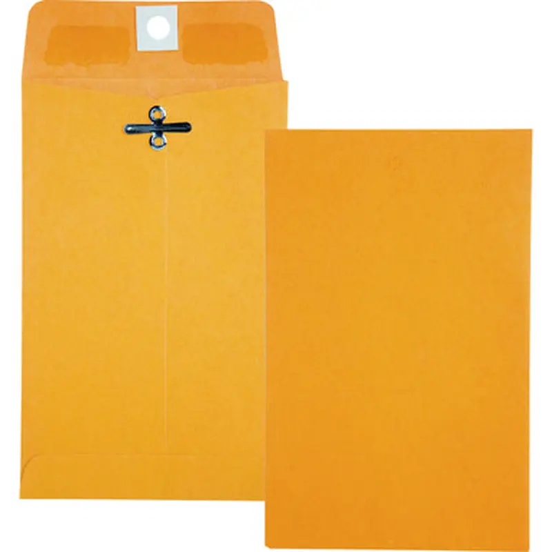 Quality Park 37815 Gummed Kraft Clasp Envelopes