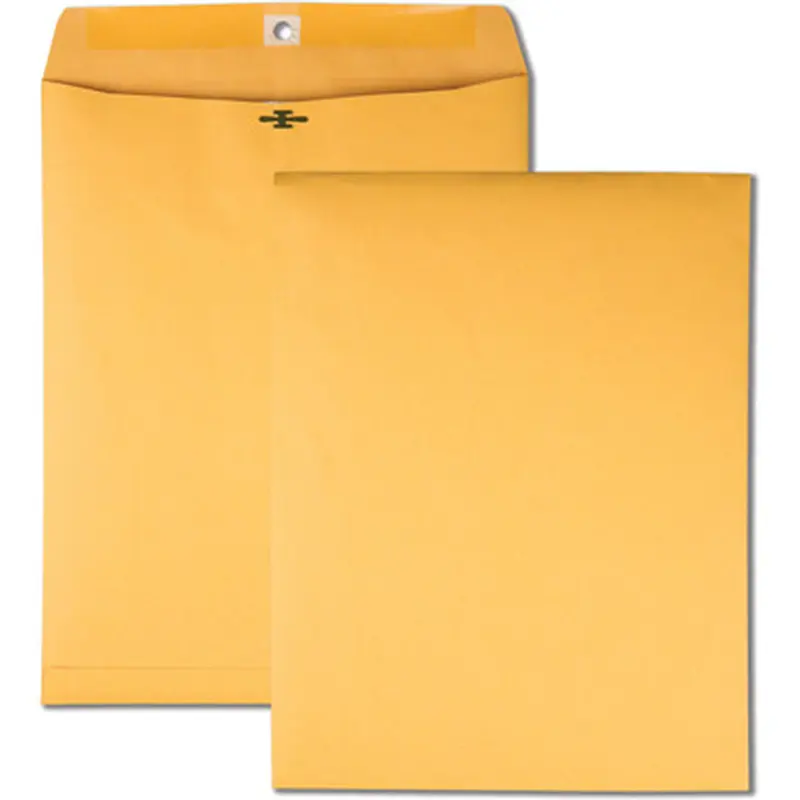 Quality Park 37892 High Bulk 10x13 Kraft Clasp Envelopes