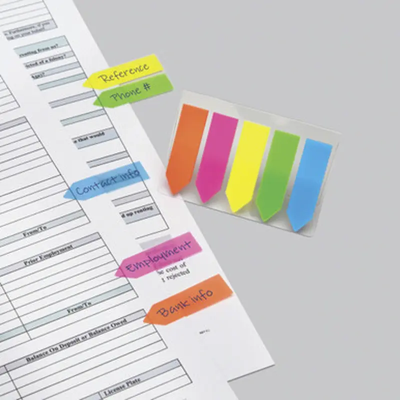Redi-Tag 32118 Neon Small Arrow Colored Flags