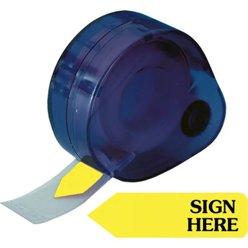 Redi-Tag 81014 Sign Here Removable Flags In Dispenser