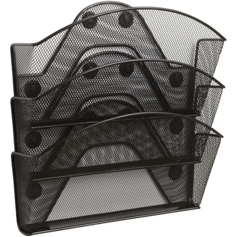 Safco 4175BL Black Magic Magnetic Triple File Pocket