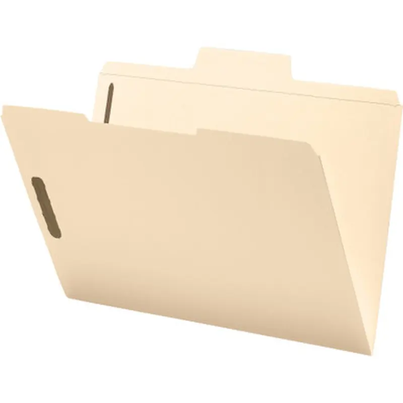 Smead 19535 SuperTab Fastener Folders with Reinforced Tab