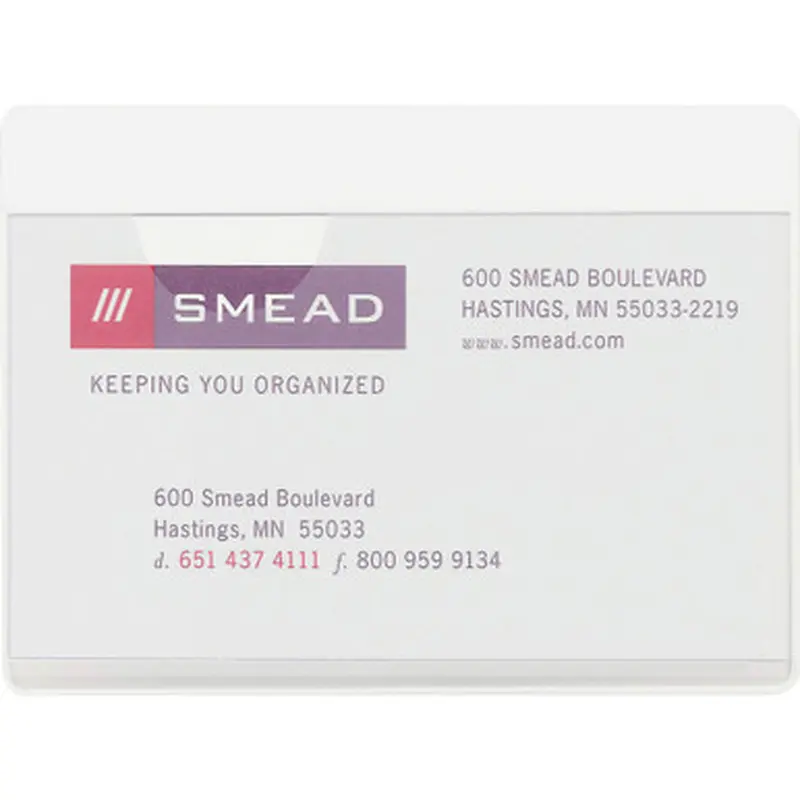 Smead 68123 Self-Adhesive Pockets