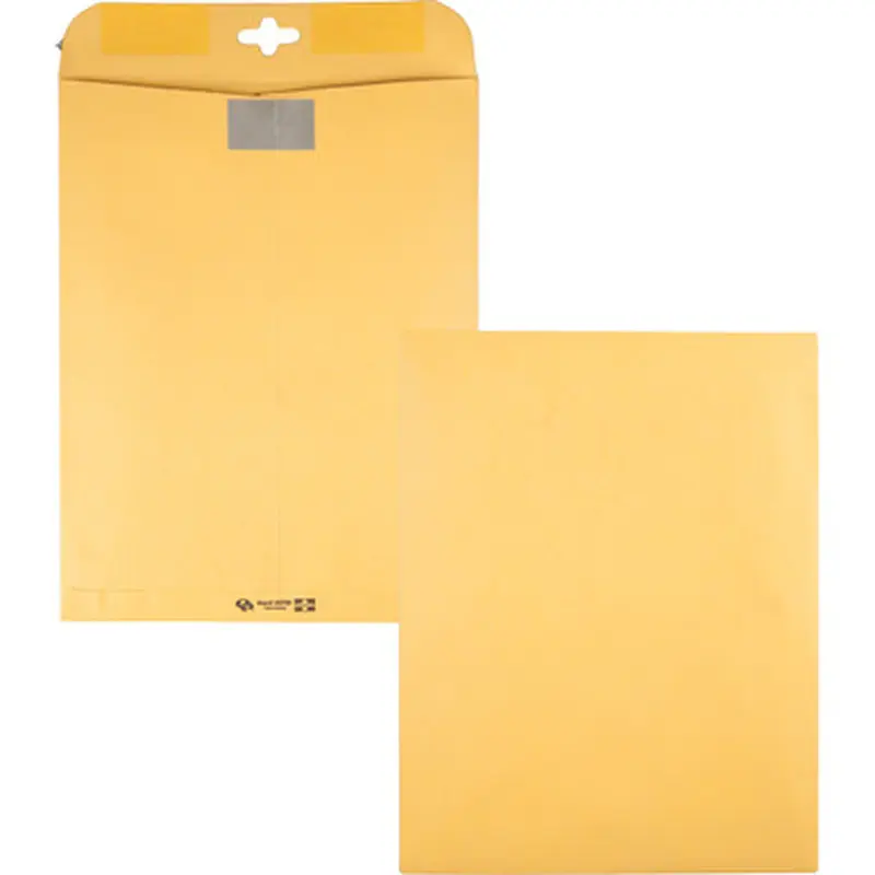 Quality Park 43768 Resealable Redi-Tac Clear Clasp Envelope