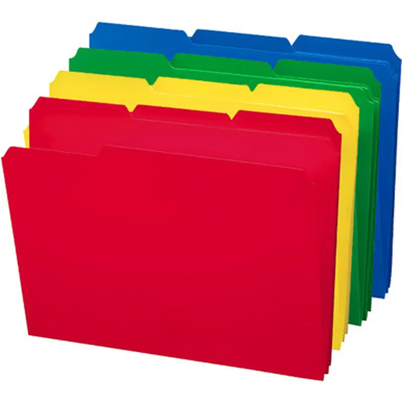 Smead 10500 Heavyweight Poly File Folders