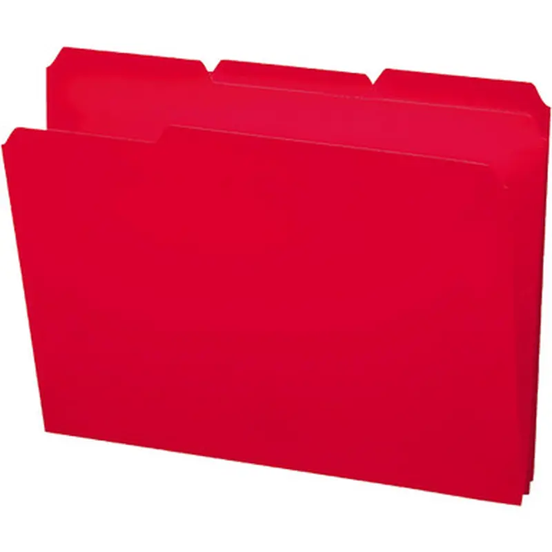 Smead 10501 1/3-cut Tab Poly File Folders