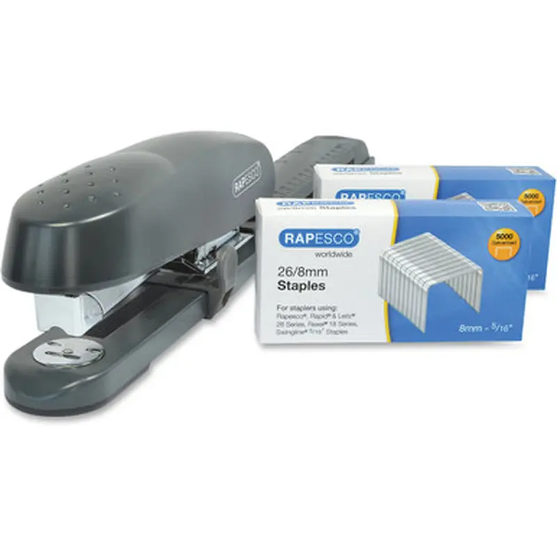 Rapesco 1281 790 Long Arm Stapler with Staples Set