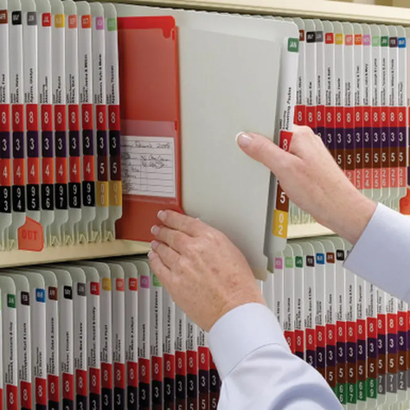 Smead 26800 Classification Folders with SafeSHIELD Fasteners