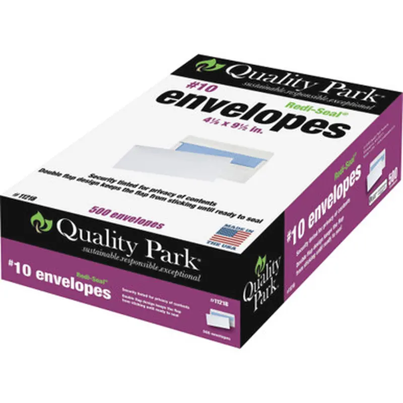 Quality Park 11218 Redi-Seal Security Tint Envelopes