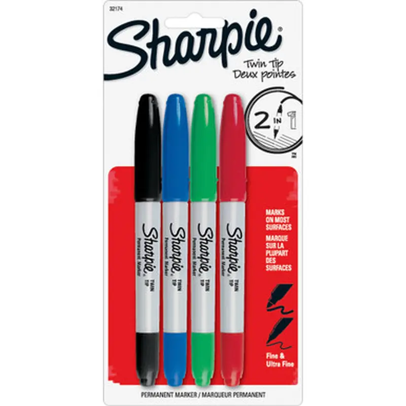 Sharpie 32174PP Twin-Tip Markers