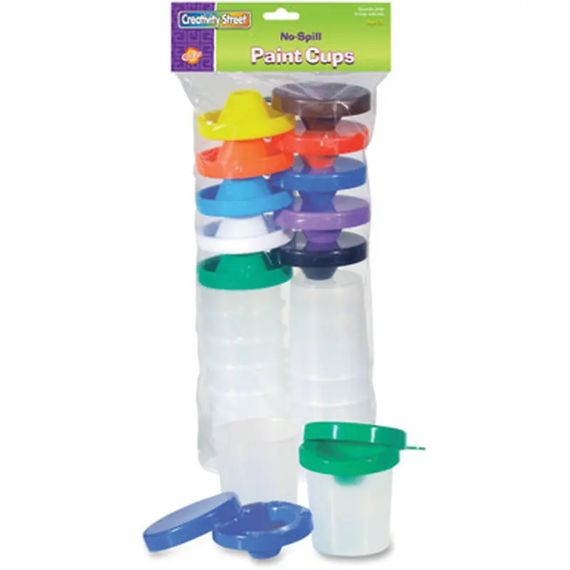 Creativity Street 5100 No-Spill Paint Cups Assortment