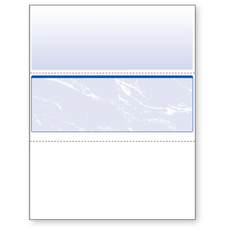 DocuGard 04509 Security Blue Marble Business Checks with 11 Features to Prevent Fraud