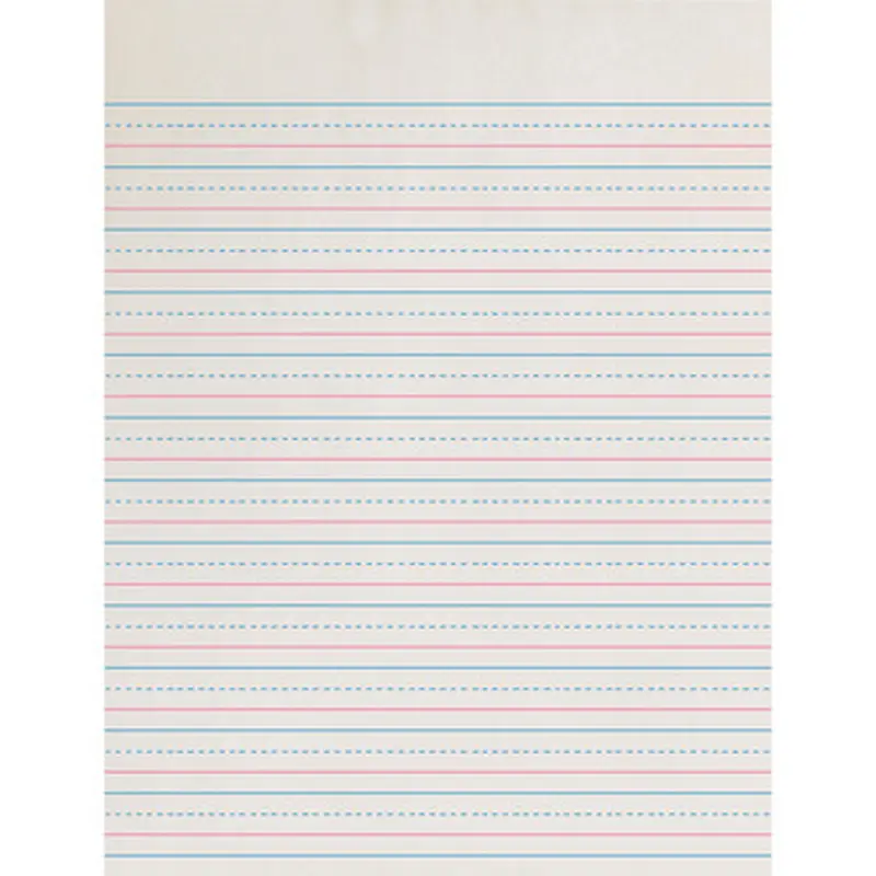 Zaner-Bloser ZP2613 Dotted Midline Newsprint Paper - Letter