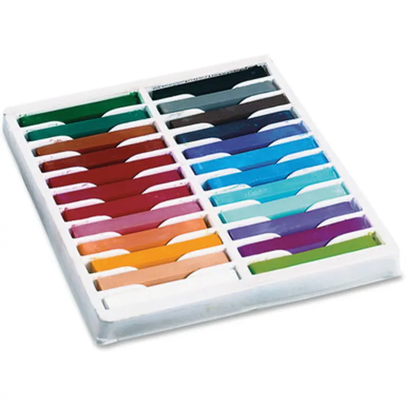 Creativity Street 9724 24-color Square Artist Pastels Set
