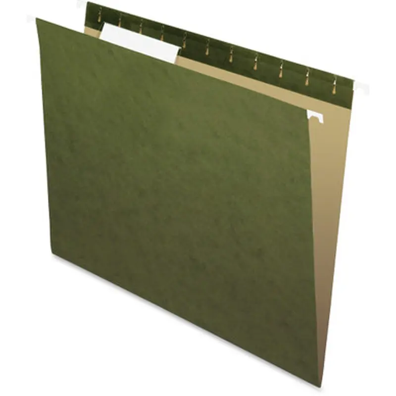 Pendaflex 81601 Essentials Std Green Hanging Folders