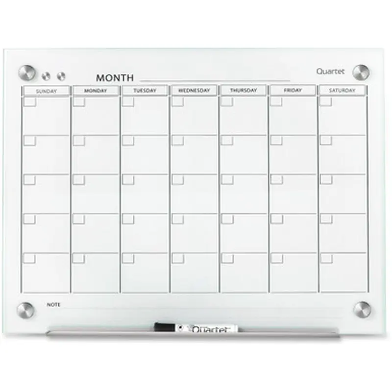Quartet GC2418F Infinity Dry-Erase Calendar Board