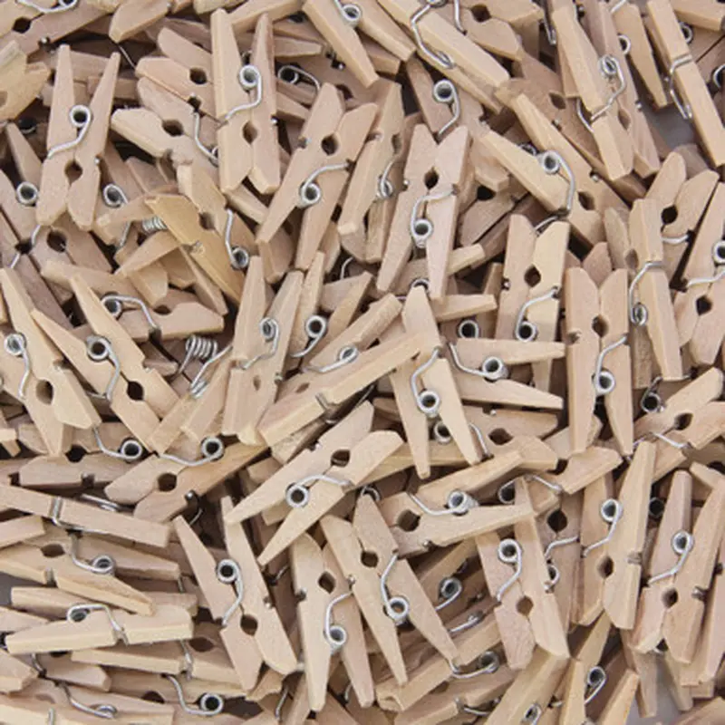 Creativity Street 367201 WoodCrafts Natural Mini Clothespins