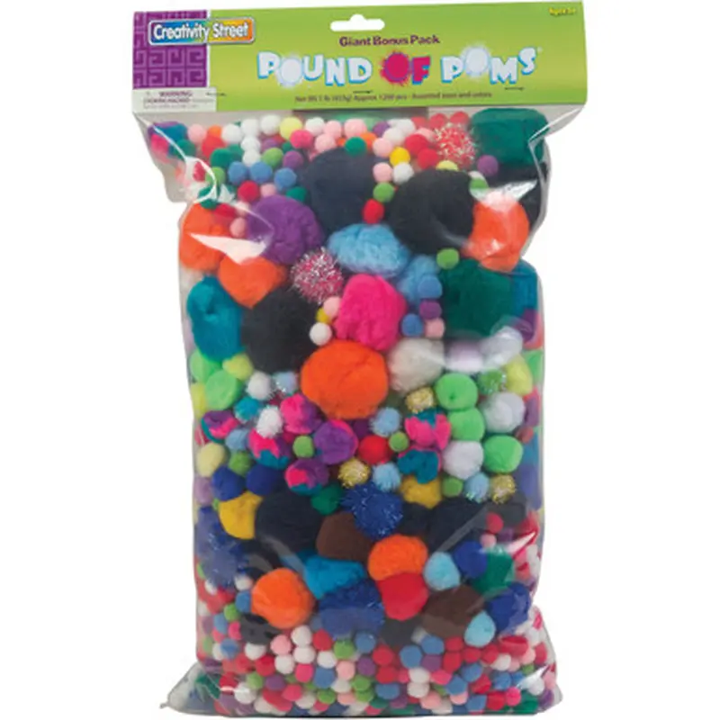 Creativity Street 818001 Pound of Poms