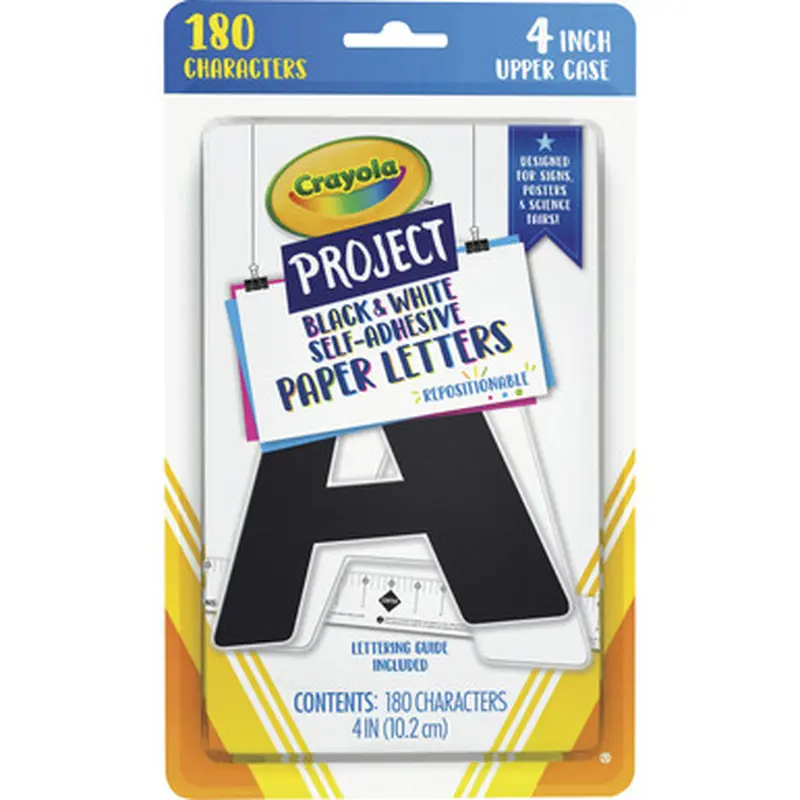 Pacon P1644CRA Self-adhesive Paper Letters