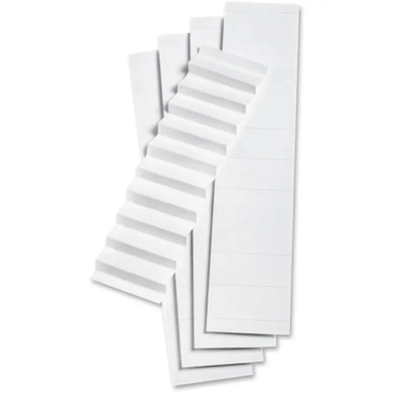 Pendaflex 242 1/5 Cut White File Folder Label Inserts