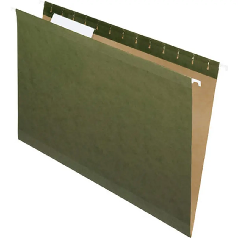 Pendaflex 4153 1/3 Reinforced Standard Green Hanging Folders