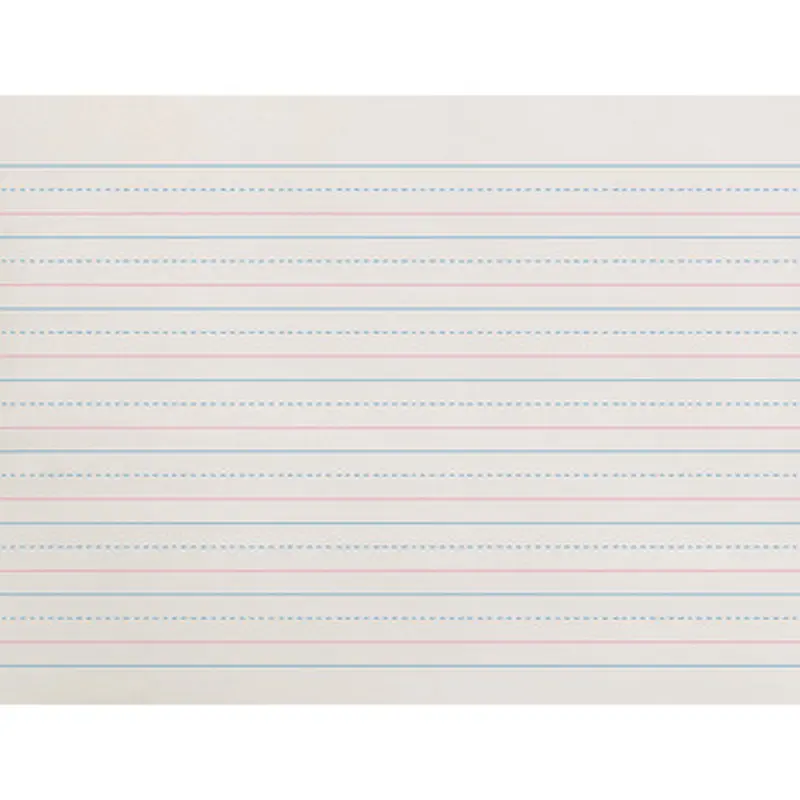 Zaner-Bloser ZP2611 Dotted Midline Newsprint Paper