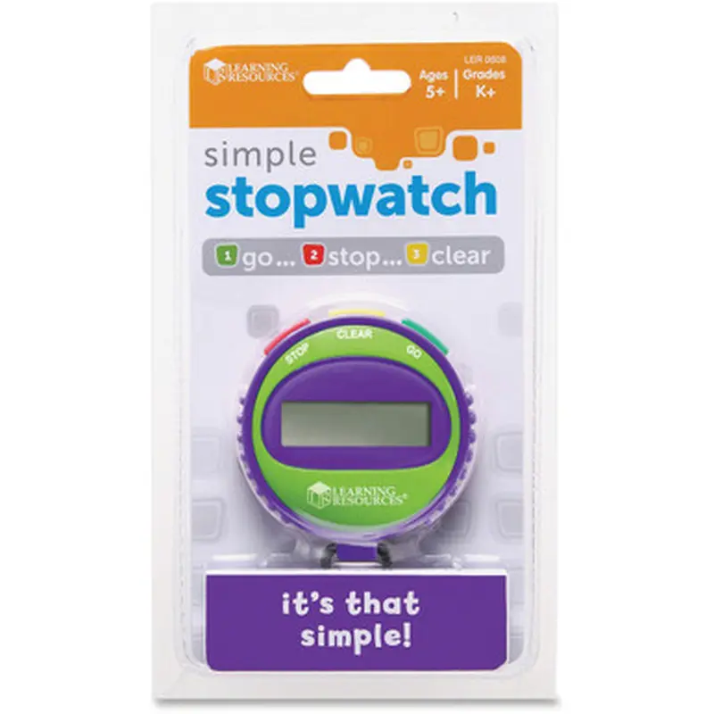 Learning Resources LER0808 Simple Stopwatch