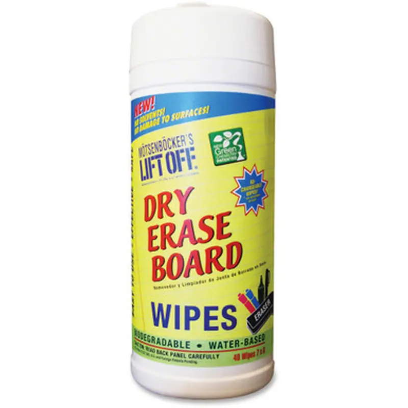 Motsenbecker&#039s Lift Off 42703EACH Lift Off Dry Erase Board Wipes
