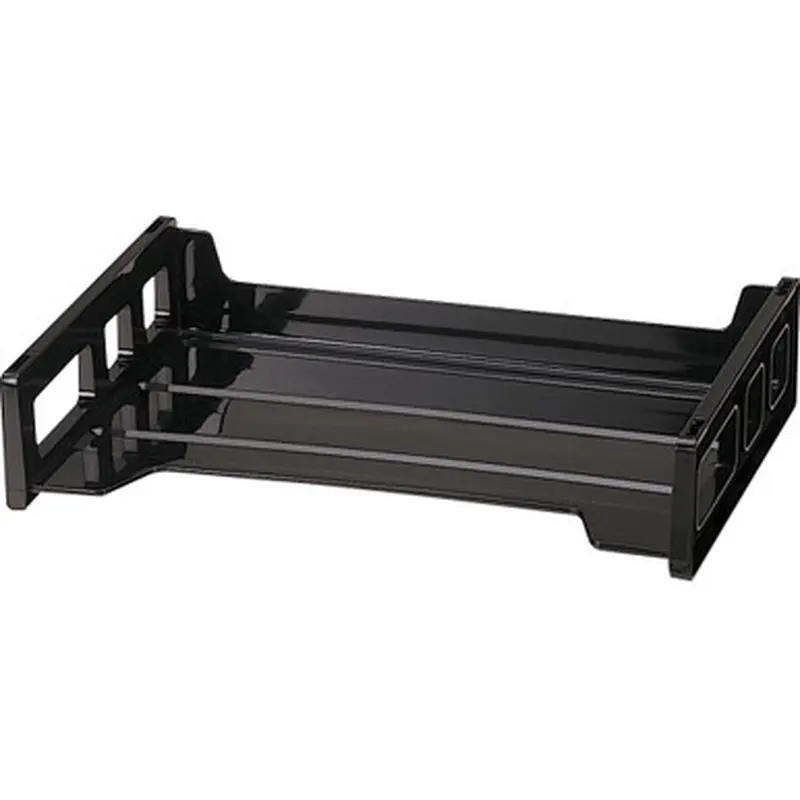Officemate 21002 Black Side-Loading Desk Trays