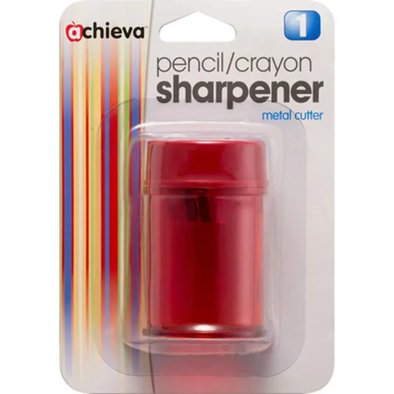 Officemate 30240BX Double Barrel Pencil/Crayon Sharpener - 8/BX