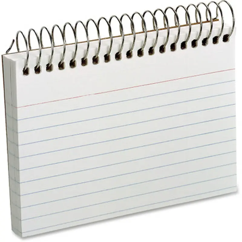 Oxford 40282 Spiral Bound Ruled Index Cards