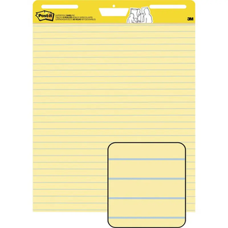 Post-it 561 Self-Stick Easel Pads with Faint Rule