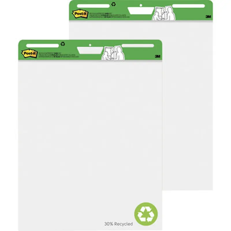 Post-it 559RP Easel Pad with Recycled Paper