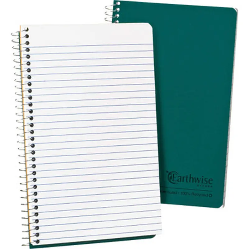 Ampad 25400 Oxford Narrow Rule Recycled Wirebound Notebook