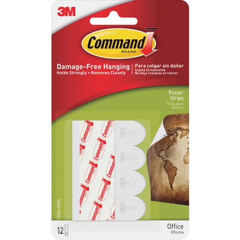 Command 17024ES Small Poster Strips