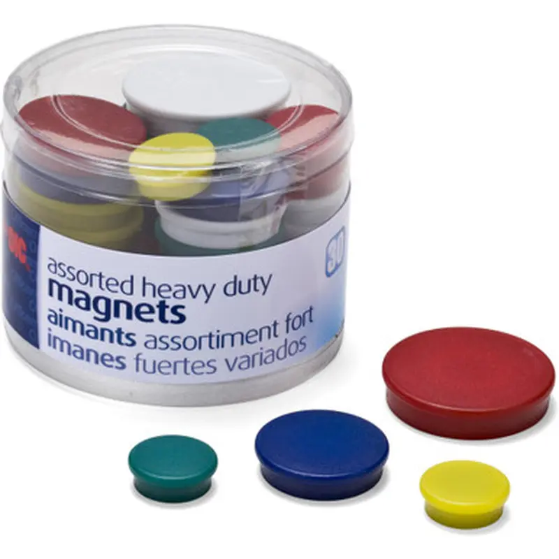 Officemate 92501 Heavy-Duty Assorted Magnets