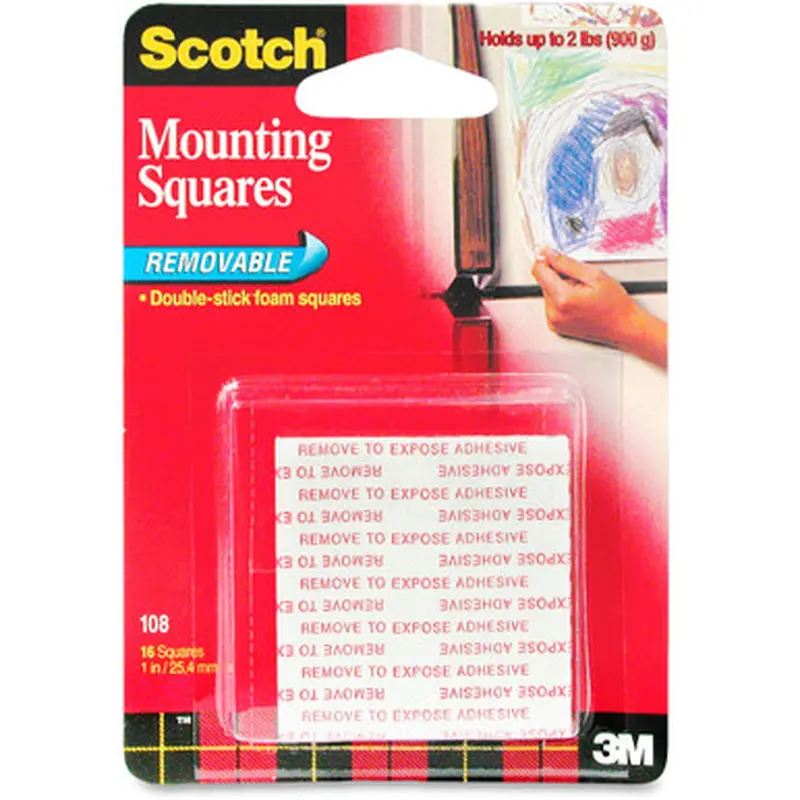Scotch 108 Double-stick Foam Mounting Squares