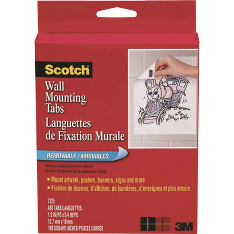 Scotch 7225 Wall Mounting Tab
