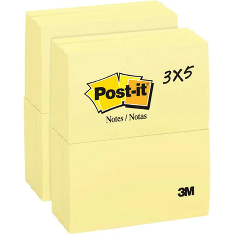 Post-it 655YWBD Notes Original Notepads