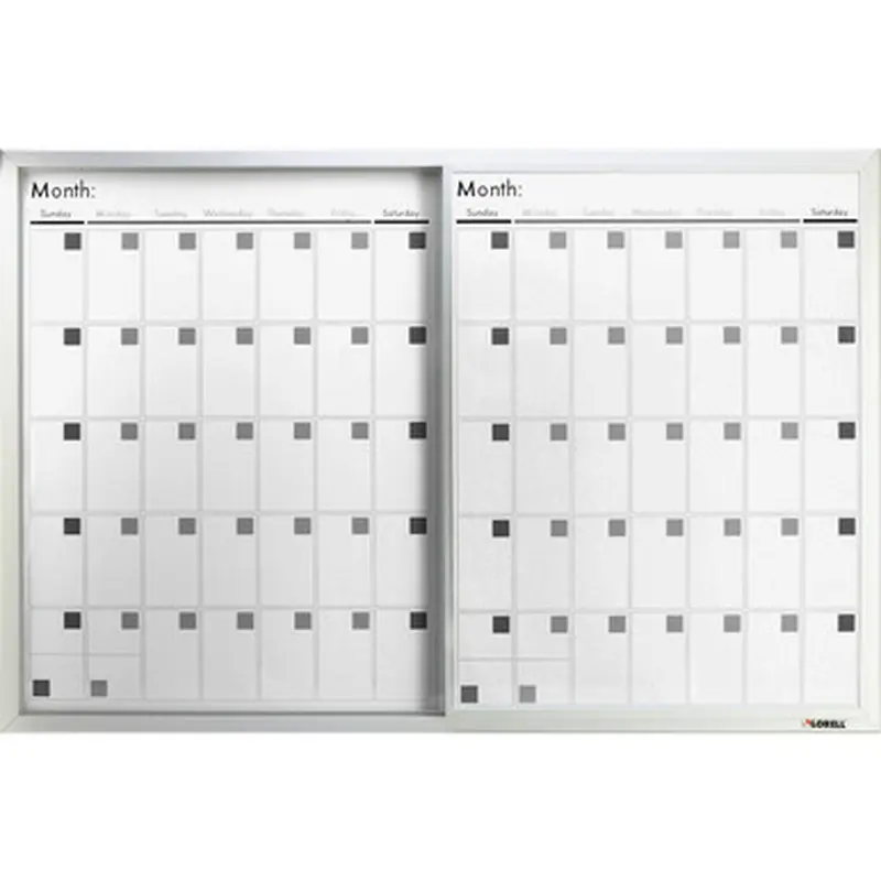Lorell 52503 Magnetic Dry-Erase Calendar Board
