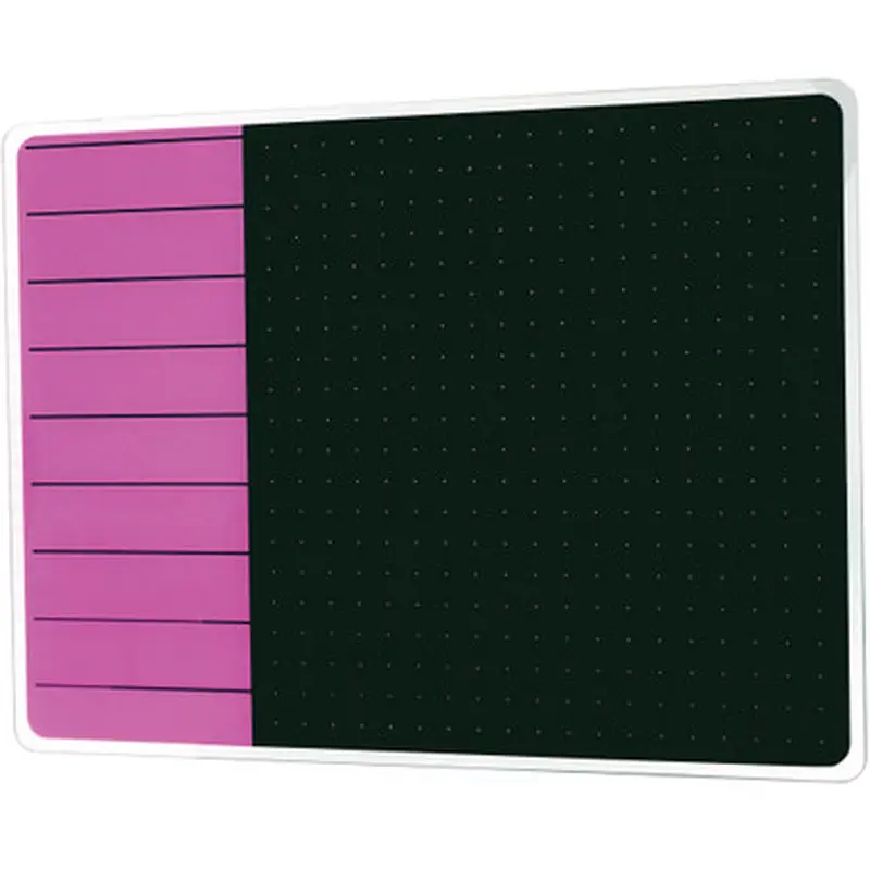 Floortex FCVGM1723VP Viztex Dry-erase Magnetic Glass Whiteboard - Soft Violet